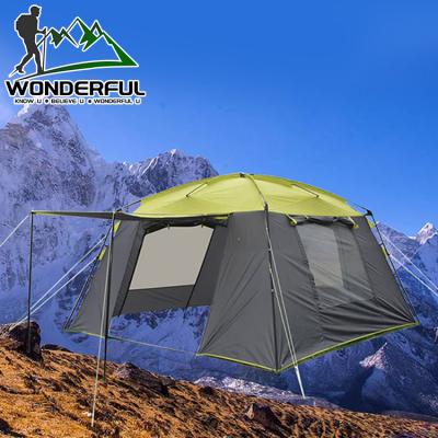 China Anti Mosquito Summer Four Side Open Quick Breathable 5-8 Person Thicken Ventilation Rain Proof Camping Beach Tent for sale