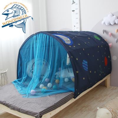 China Tube Type Tent Stake 2021 Popular Indoor Pole Ventilation Fiberglass Crawling Tunnel Kids Tents With 2 Windows for sale