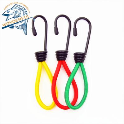 China Multifunctional Outdoor Camping Accessories Adjustable Ground Nail Fixed Tent Binding Rope Elastic Buckle for sale