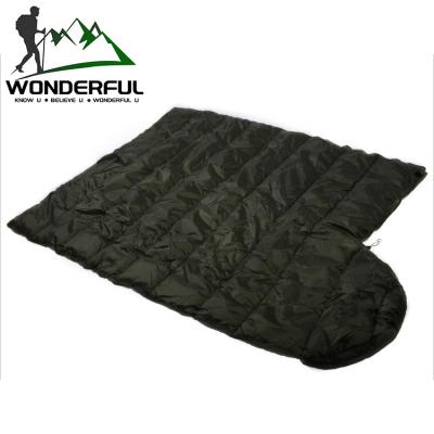 China Envelope Type Adults Widen Outdoor -10 Degree Thicken Warm Travel Camping Envelope Hooded Sleeping Bag for sale