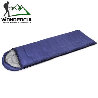 China Envelope Type Travel Envelope Mountaineering Camping Ultra Light Folding Outdoor Hiking Sleeping Bag With Hood for sale