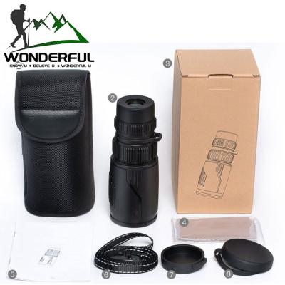 China Outdoor Activities 24*42 With Zoom Mobile Phone Waterproof High Definition Camera Monocular Glasses for sale