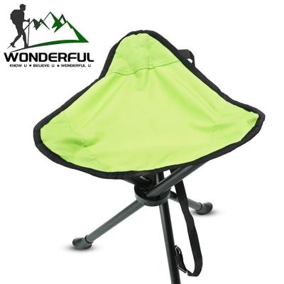 China Ultralight Portable Simple Outdoor Travel Hunting Portable Camping Triangle Folding Tripod Fishing Stool for sale