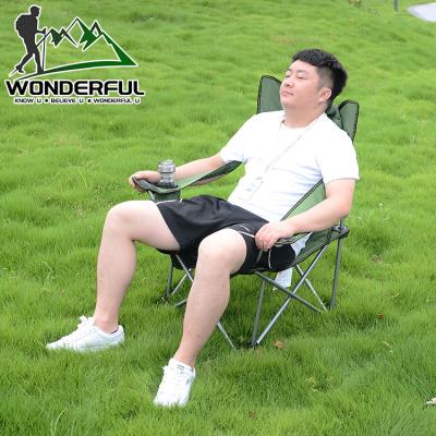 China Ultralight Portable Break Recliner Midday Beach Backrest Leisure Oxford Camping Folding Bed Outdoor Fishing Chair for sale