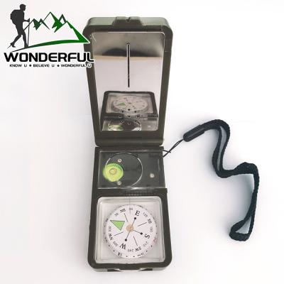 China Multifunctional Portable Outdoor Activities Emergency Survival Hiking Camping Compass With Led Thermometer for sale