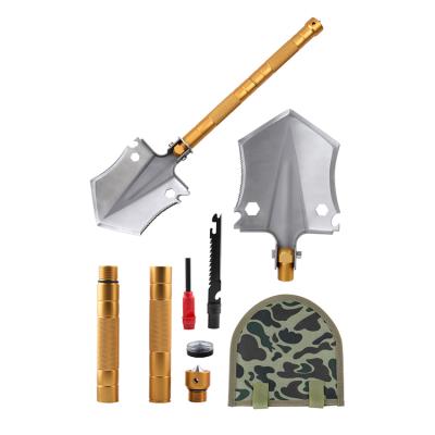 China Multi Purpose Outdoor Camping Survival Industry Garden Digging Military Engineer Shovel Collapsible Purpose Shovel for sale