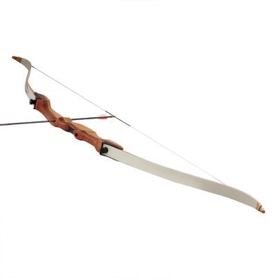 China New Design Lightweight Factory Outdoor Activities Wooden Initiator Shooting Practice Competition Recurve Bow for sale