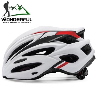 China Cross-country cycling competition head protector bicycle mountain bike cycling outdoor road bike bicycle helmet with light for sale