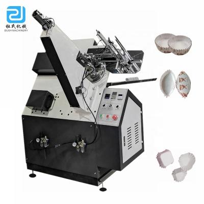 China Factory Price Automatic Paper Cake Tray Maker Cake Cup Making Machine DS-JA for sale