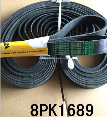 China Hitachi 8PK1689 Power Transmission Belts , Industrial V Belts For MITSUBOSHI for sale