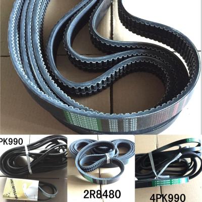 China HD512 Kato Excavator Parts Cooling Fan Belt 8PK1689 With Polished Process for sale