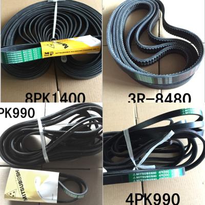 China Daewoo Excavator Parts Engine Fan Belt Cooling Fan Belt DH330-33 for sale