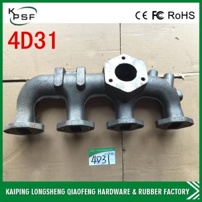 China Iron Engine Exhaust Manifold , 6BD1 / 6BG1 Exhaust Pipe Manifold for sale