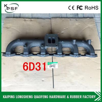 China Excavator Spare Parts Exhaust Manifold Pipe HT200 / HT250 / QT450 Material for sale