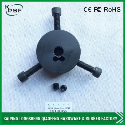 China Hydraulic Excavator Parts Rubber Iron Gear Spline Genuine Material for sale