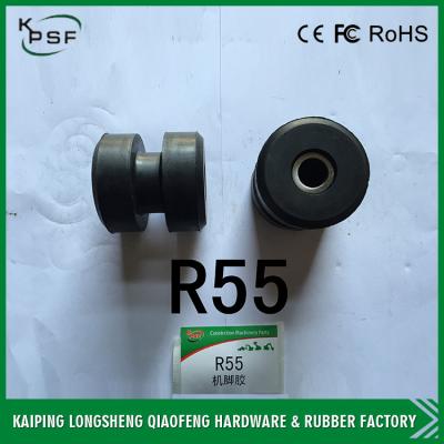 China Rubber Excavator R55 Hyundai Engine Mount / Excavator Rubber Parts for sale