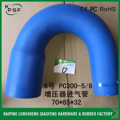 China Natural rubber Komatsu Excavator Spare Parts Air Dust Hose For PC300-5 / PC300-56 for sale