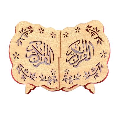 China Rehal Bible Magazine Cookbook Display Muslim Traditional Eid Ramadan Gift Decoupage Foldable Stand for sale