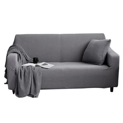 China Fancy Two-Seat Stretch Sofa Cover Skin-friendly Design With Double Seats Elastic for sale