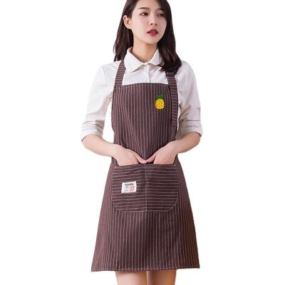 China Adjustable Head Strap Double Layer Band Print Adjustable Head Strap Apron With Front Pocket With Sleeves Finished In Hot Transfer Printing for sale