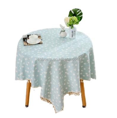 China Waterproof Tablecloth Colorful Decorative Round Wedding Party Table Covers for sale