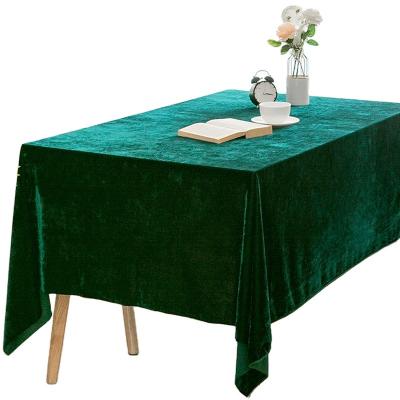 China Moden Pleuche Tablecloth Backdrop Rectangle Theater Curtain Velvet Stage or Drape Photography Backdrop for sale