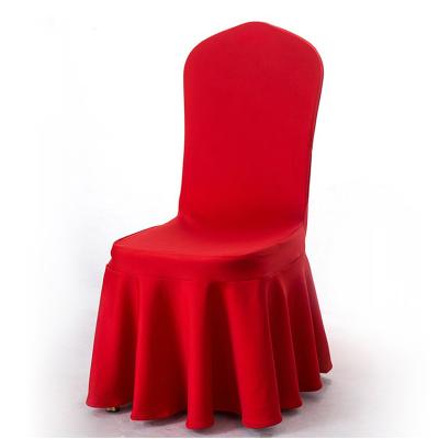 China Wrinkle Free Floor Length Stretch Chair Cover For Chair Cover Spandex Removable And Washable Banquet Chair Covers for sale