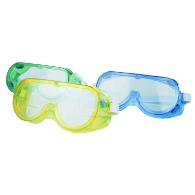 China Colorful Safety Goggles Glasses Anti-Dust Stylish Anti-Fog Eye Protection Goggles for sale