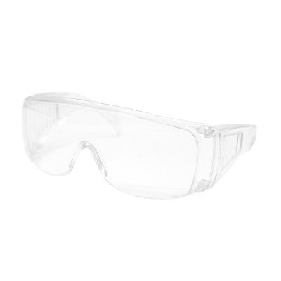 China PVC+PC /PVC+PET Protective Wear Safety Goggles Clear Eye Glass Packing Safty Spectacle Glasses Glasses for sale