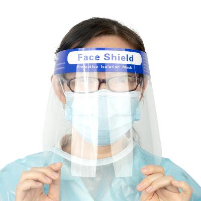 China Public Place Anti Fog Face Shield Cycling Protective Face Shield Clear Face Shield for sale