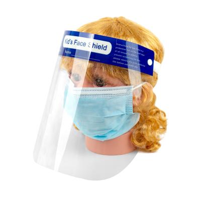 China Protective PET Safety Children Protective Face Masks For Sale Transparent PET Sponge Child Anti-fog Protective Face Mask for sale