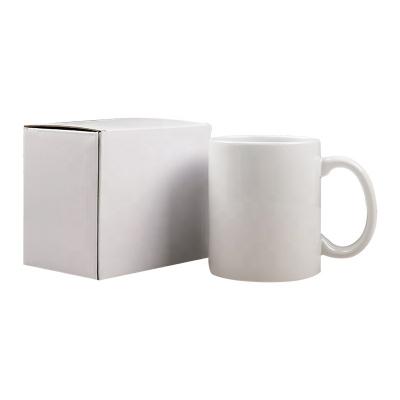 China High Grade Viable Wholesale 11oz Plain White Ceramic Sublimation Mug Photo Heat Transfer Mug for sale