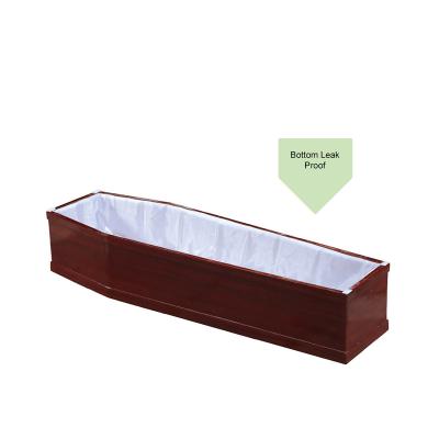 China Economy American Style Burial Supply American Style Funeral Casket With Paper for sale