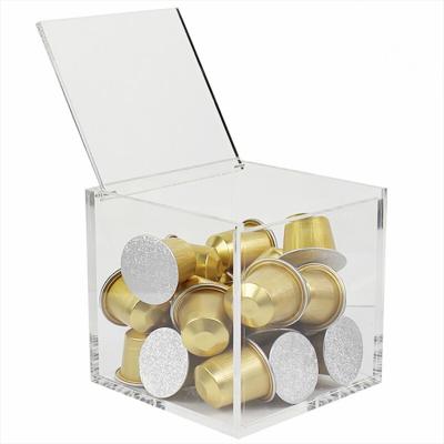 China Factory Eco - Friendly Customize Acrylic Clear Storage Box for sale