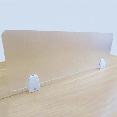 China Easy Installation Customized Wall Office Partitionacrylic Wall Desk Dividers Demountable Partition Office Clear Acrylic Desk System for sale