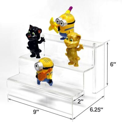 China Durable CUSTOM Acrylic Risers Display Stand For Amiibo Funko POP Figures for sale