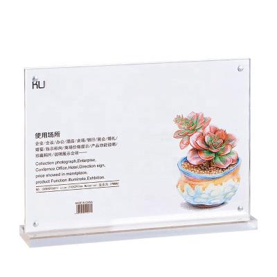 China eco-friendly vertical display rack/acrylic desktop/high transparent acrylic advertising display rack for sale