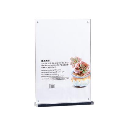 China Durable Acrylic Display Stand Desk / High Clear Acrylic Advertising Display Stand for sale