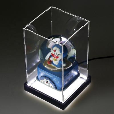 China Modern Attractive High-end Luminescence Acrylic Display Box Acrylic Toy Display Box Led High-end Toy Storage Box for sale