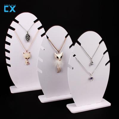 China Durable Acrylic Pendant Necklace Manager Jewelry Box Chest Bracelet Bracket Jewelry Display Stand Desktop Acrylic Display Rack for sale