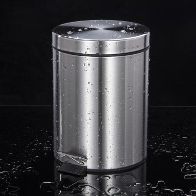 China Viable Recycle Street Outdoor Waterproof Pedal Smart Stainless Steel Kitchen Stainless Steel Kitchen Trash Can for sale