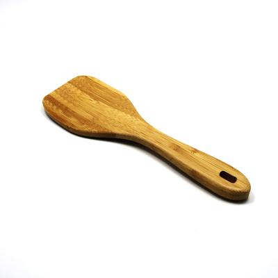 China Sustainable Cook Spoon Rice Spatula Handle Bamboo Kitchen Utensil for sale