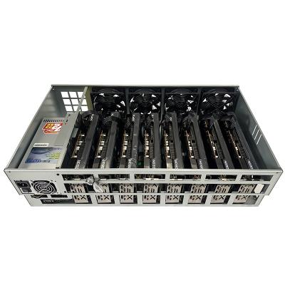 China With High Quality Server 3070 8 Card Multi-graphics Live Game Fan Card Computer Chassis 3080 3090 Computer Chassis for sale