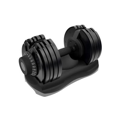 China Adjustable Dumbbell Rack Dumbbell Weighs Fitness Dial Dumbbells 40 Kg For Home Gym Set for sale