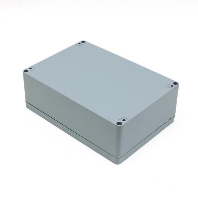 China Outdoor Wholesale Electric Power Junction Box Supply Silver Color IP 65 Alimlum Power Sealed Electrical Junction Box for sale