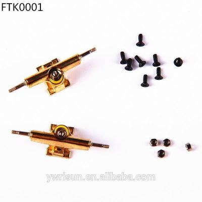 China FTK0001 Zinc Alloy 29mm or 32mm Gold Mini Finger Skateboard Truck for sale