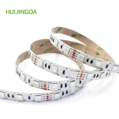 China Residential Wholesale Cheap Outdoor 12V 5m 5050 SMD RGB Flexible Waterproof Led Strip / Smart Strip Light for sale