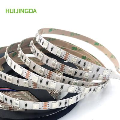 China Hotel Residence Factory Wholesale 12V 8mm FPC SMD 5050 RGB Outdoor Flexible Waterproof Led Strip / Smart Strip Light for sale