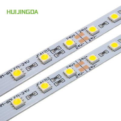 China Residential wholesale cheap rigid light bar/shelf/wardrobe/wine cabinet C.P. 80led SMD 5050 24v 60LEDs/m for shelf/wardrobe/wine cabinet for sale