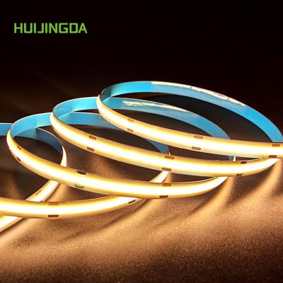 China High Density Theme Park Cob Led Strip 3 Years Warranty Ra90 528led/m 24v 10mm PCB 14w/m Flexible White Cob Led Strip for sale